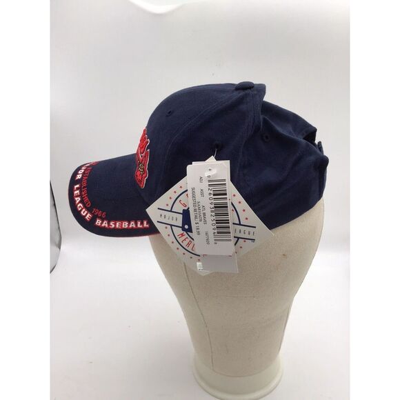 VINTAGE ATLANTA BRAVES OG LOGO MLB ANNCO STRAPBACK CAP - Picture 4 of 8